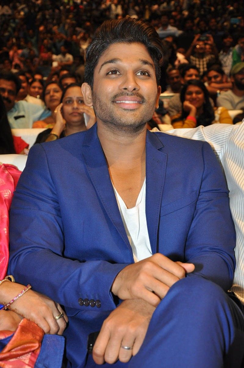 Allu Arjun latest Stills At S/O Satyamurthy Audio Launch