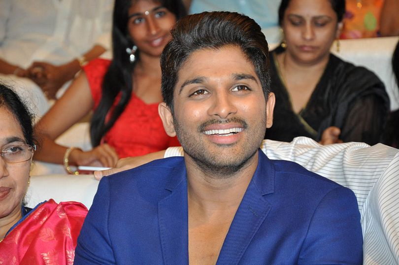 Allu Arjun latest Stills At S/O Satyamurthy Audio Launch