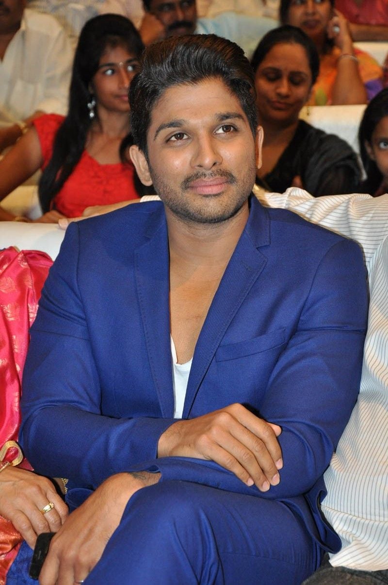 Allu Arjun latest Stills At S/O Satyamurthy Audio Launch