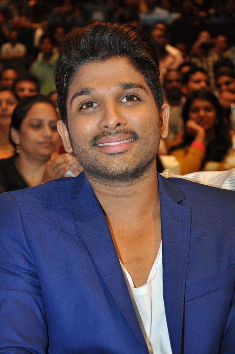 Allu Arjun latest Stills At S/O Satyamurthy Audio Launch