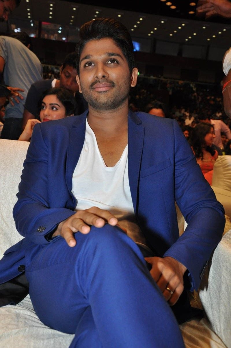 Allu Arjun latest Stills At S/O Satyamurthy Audio Launch