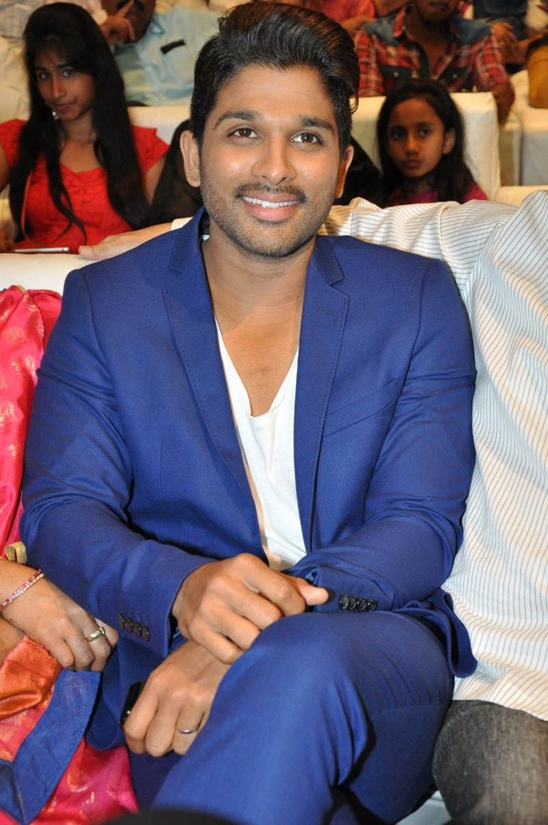 Allu Arjun latest Stills At S/O Satyamurthy Audio Launch