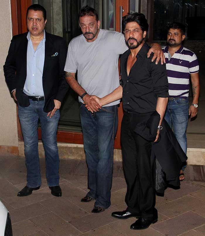 Celebrities Meet At Sanjay Dutt House