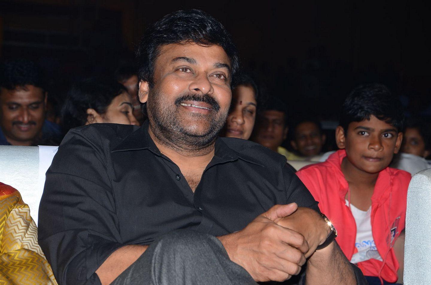 Chiranjeevi Stills at Bruce Lee Audio Launch