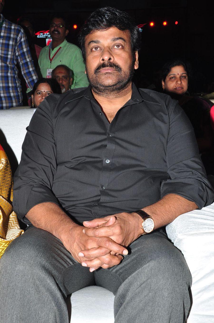 Chiranjeevi Stills at Bruce Lee Audio Launch