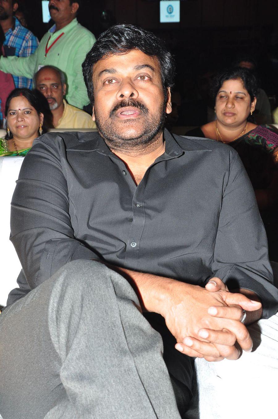 Chiranjeevi Stills at Bruce Lee Audio Launch