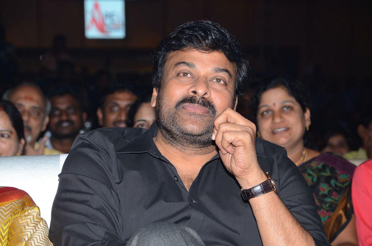 Chiranjeevi Stills at Bruce Lee Audio Launch