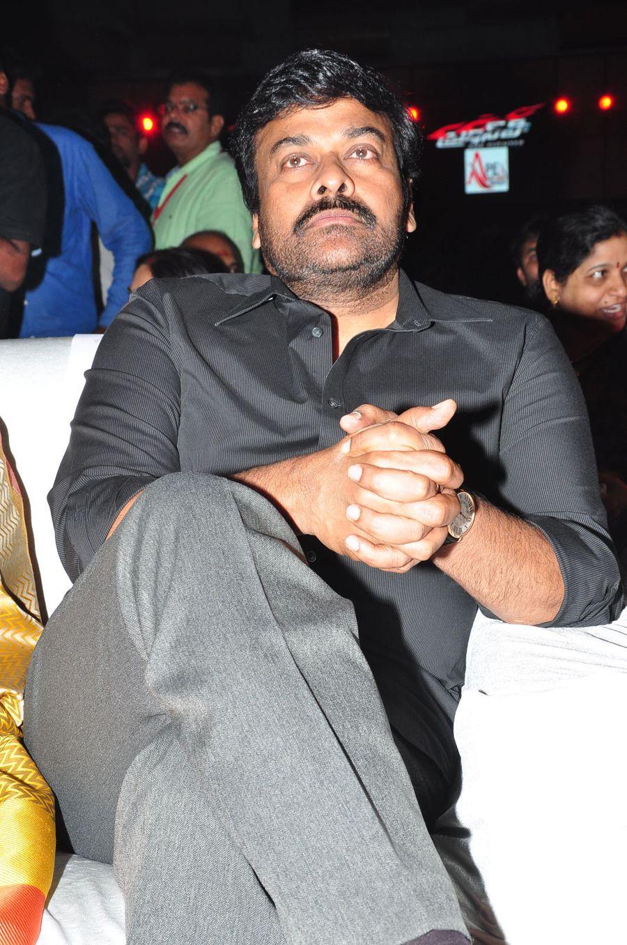 Chiranjeevi Stills at Bruce Lee Audio Launch