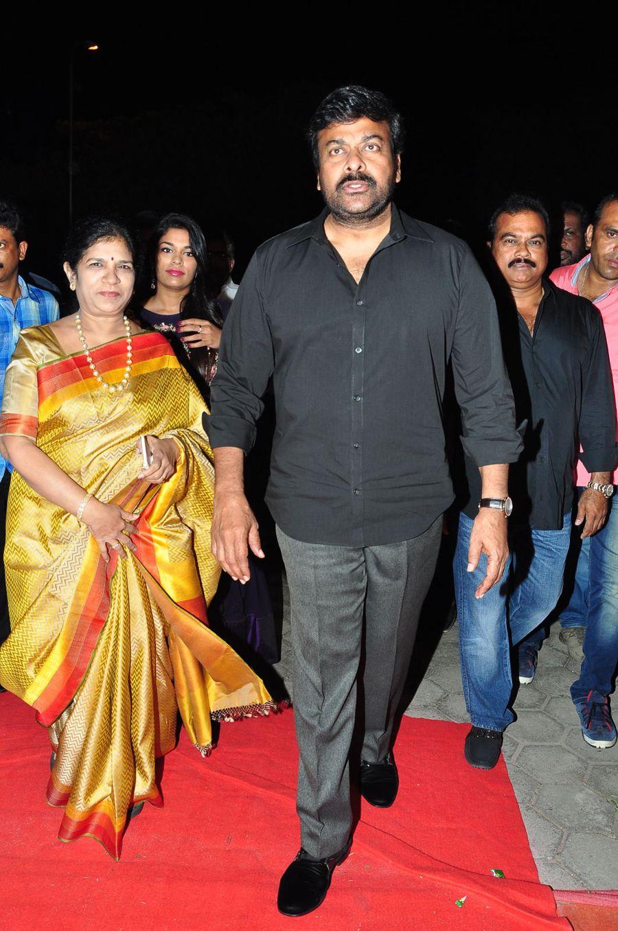 Chiranjeevi Stills at Bruce Lee Audio Launch