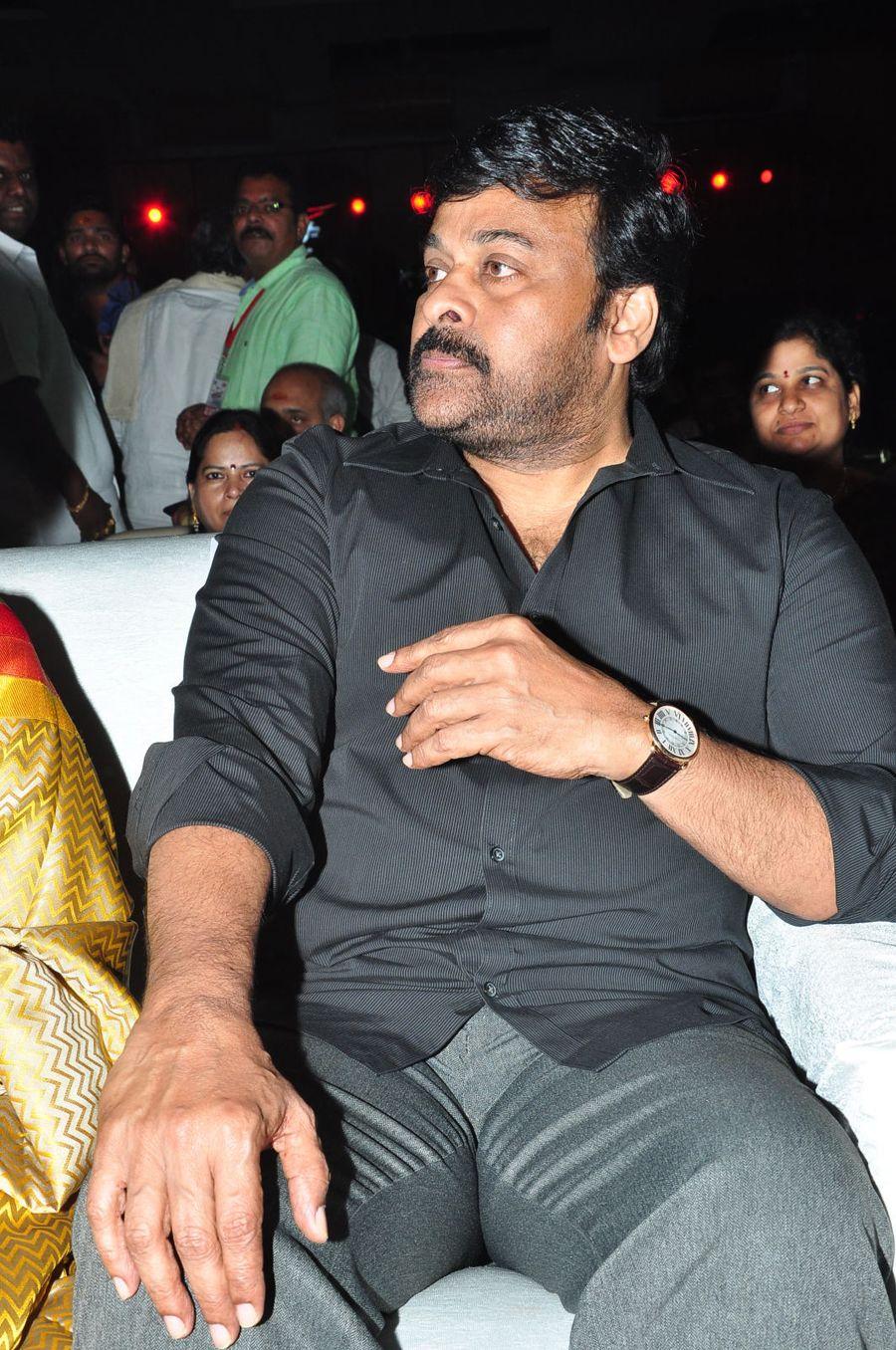 Chiranjeevi Stills at Bruce Lee Audio Launch