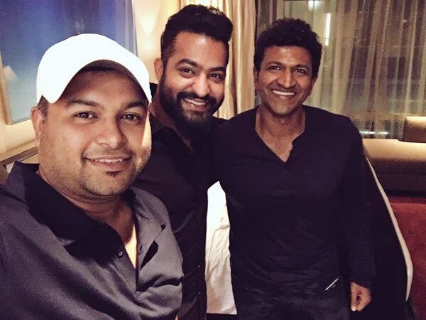 Jr NTR Selfie's with Punith Raj Kumar