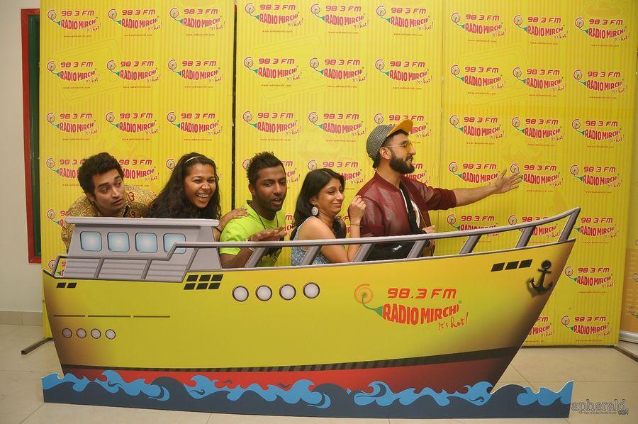 Ranveer Singh Stills At Radio Mirchi In Mumbai