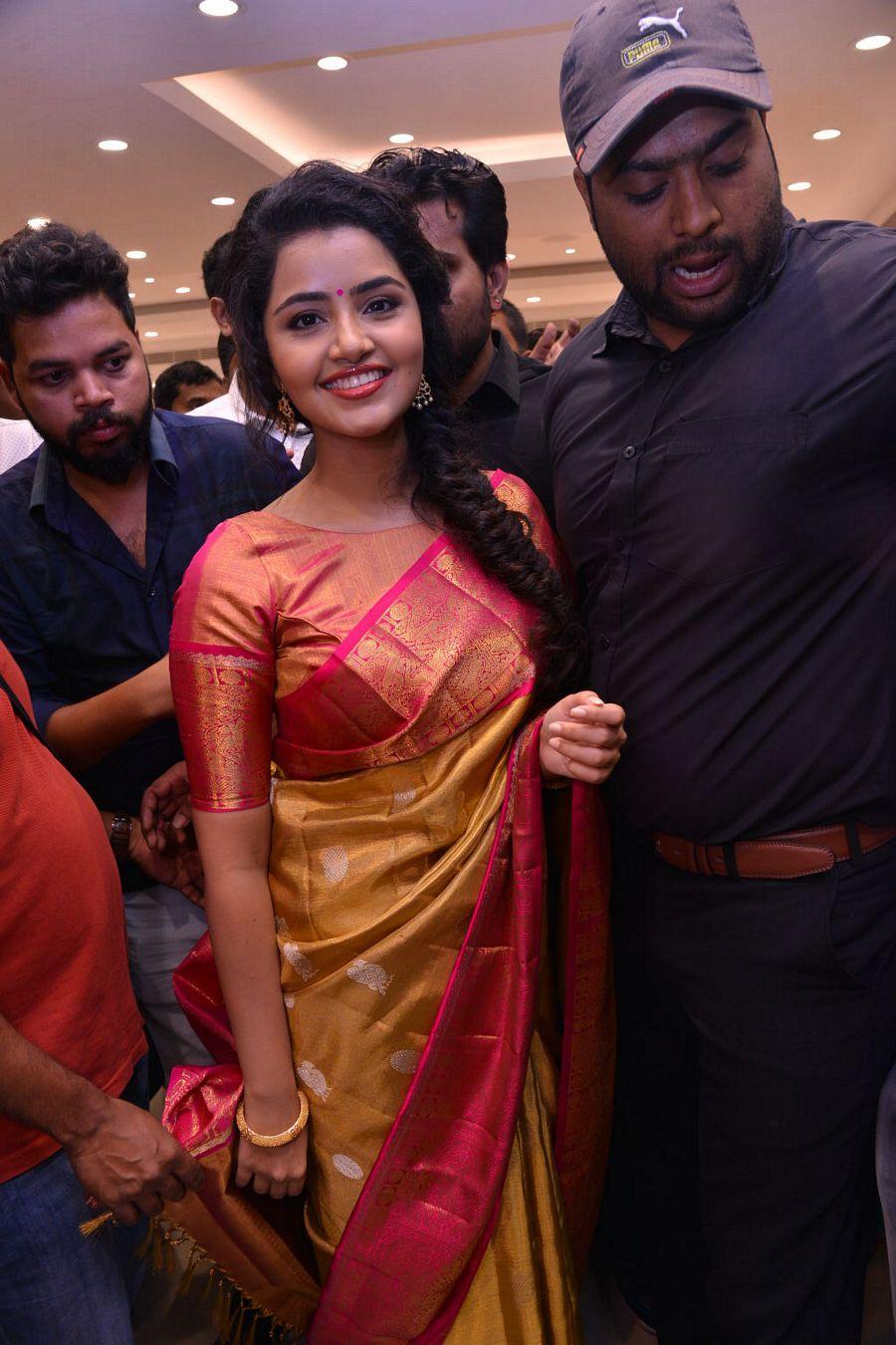 Actress Anupama Parameswaran Latest Saree Photos