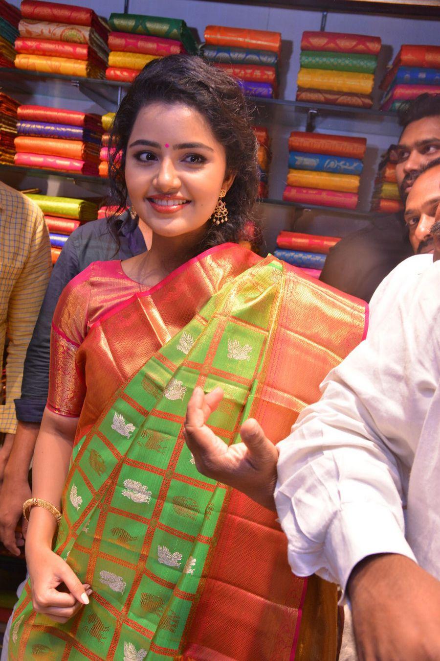 Actress Anupama Parameswaran Latest Saree Photos