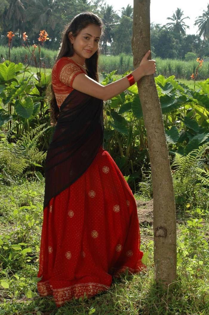 Actress Bhama Stills In Black Half Saree