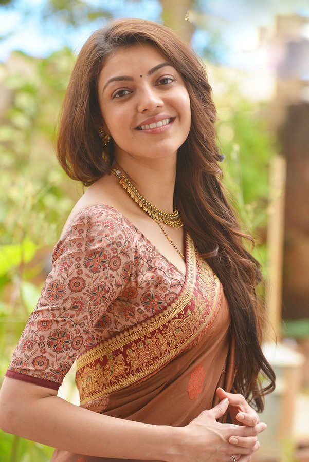 Actress Kajal Aggarwal Latest Saree Photos