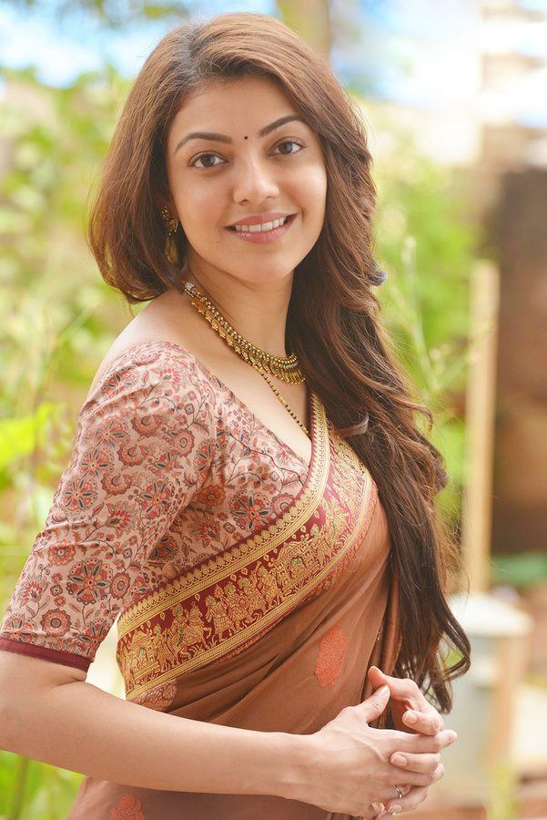 Actress Kajal Aggarwal Latest Saree Photos