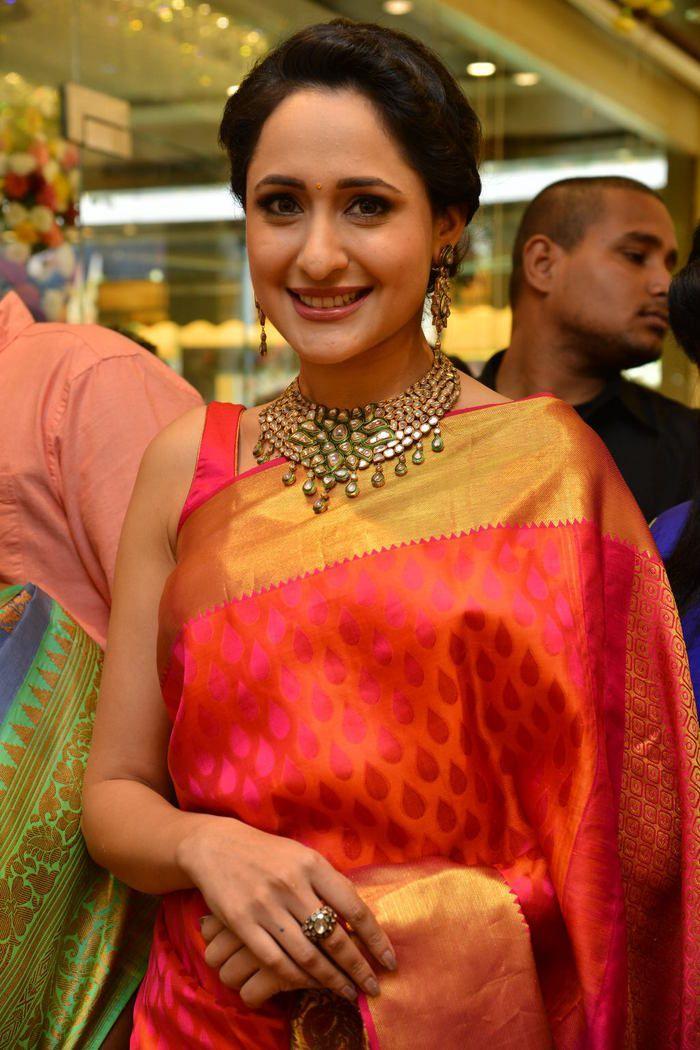 Actress Pragya Jaiswal Latest Saree Photo Stills