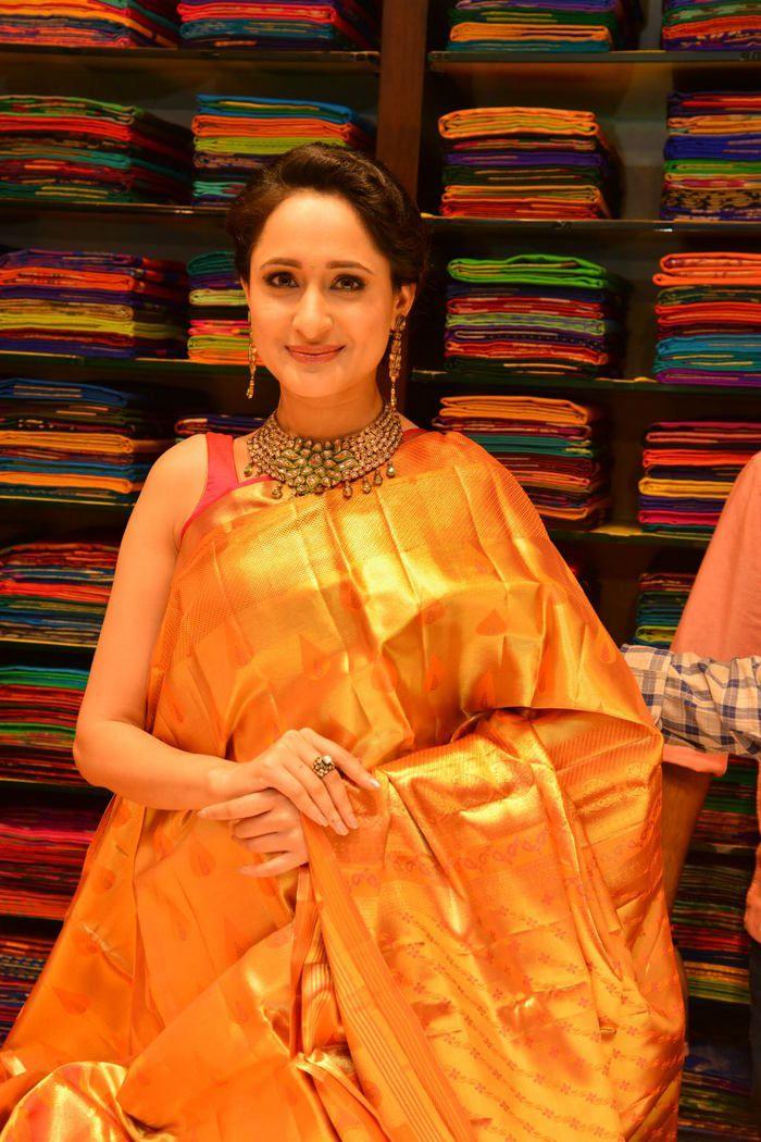 Pragya Jaiswal looks elegant in a banarasi silk saree at a shop opening! | Saree  blouse designs latest, Blouse designs silk, Wedding saree blouse designs