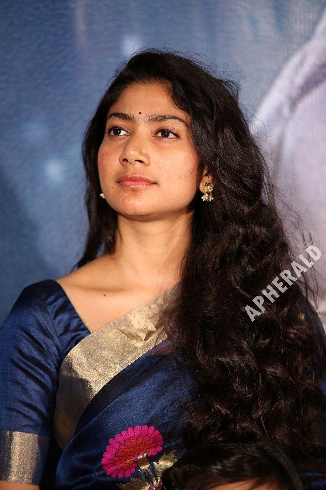 Actress Sai Pallavi Latest Blue Colour Saree Photos