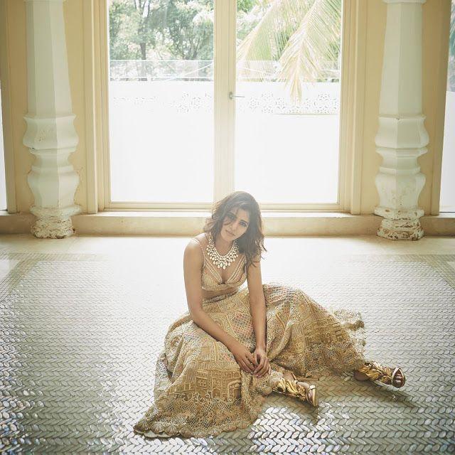 Actress Samantha Wedding Dress Photoshoot Stills