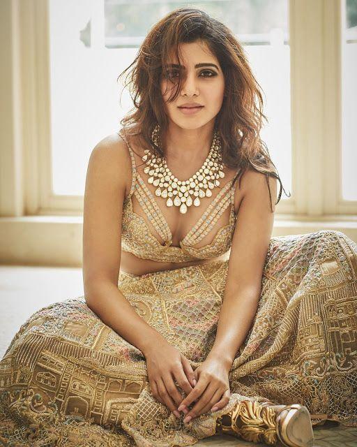 Actress Samantha Wedding Dress Photoshoot Stills