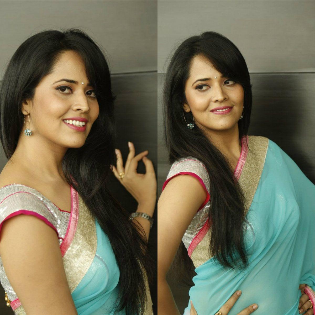 Anasuya’s stunning look in saree Latest Photos