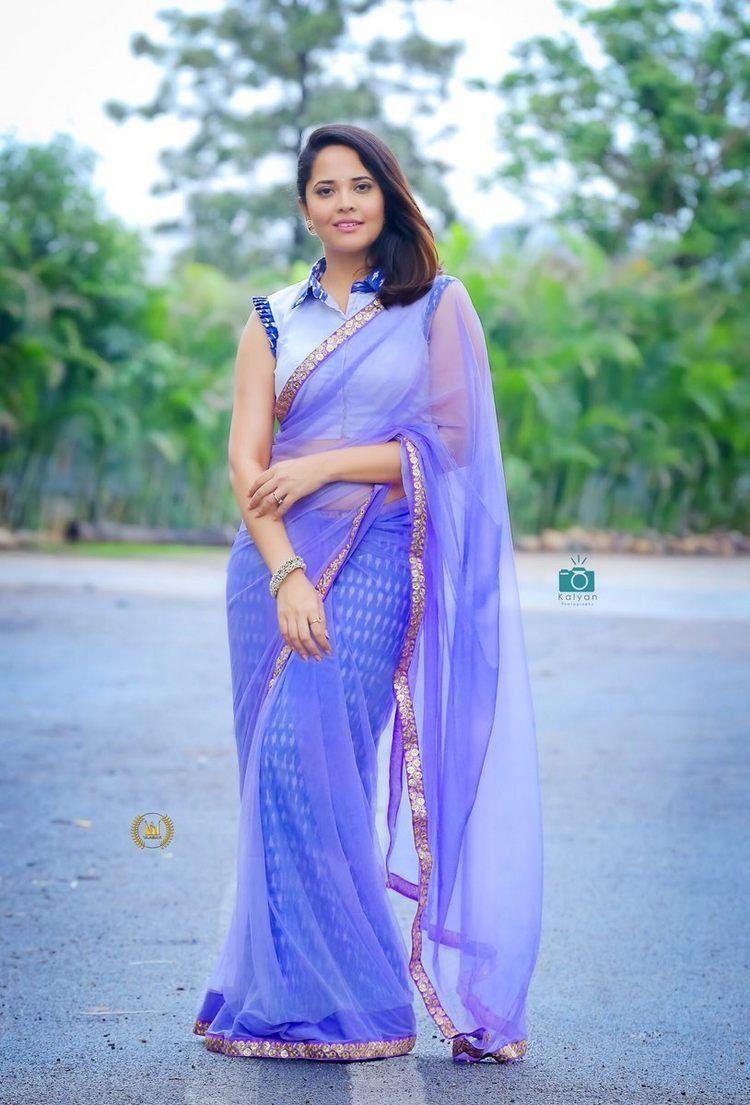 Anchor Anasuya Latest Saree Photo Stills