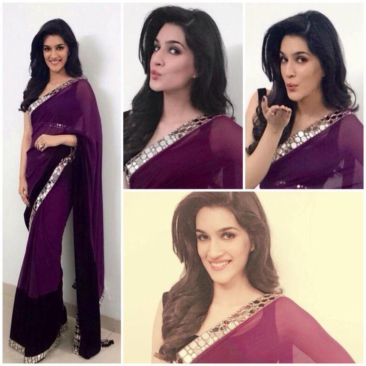 Indian actress Kriti Sanon in Different Saree's Stills