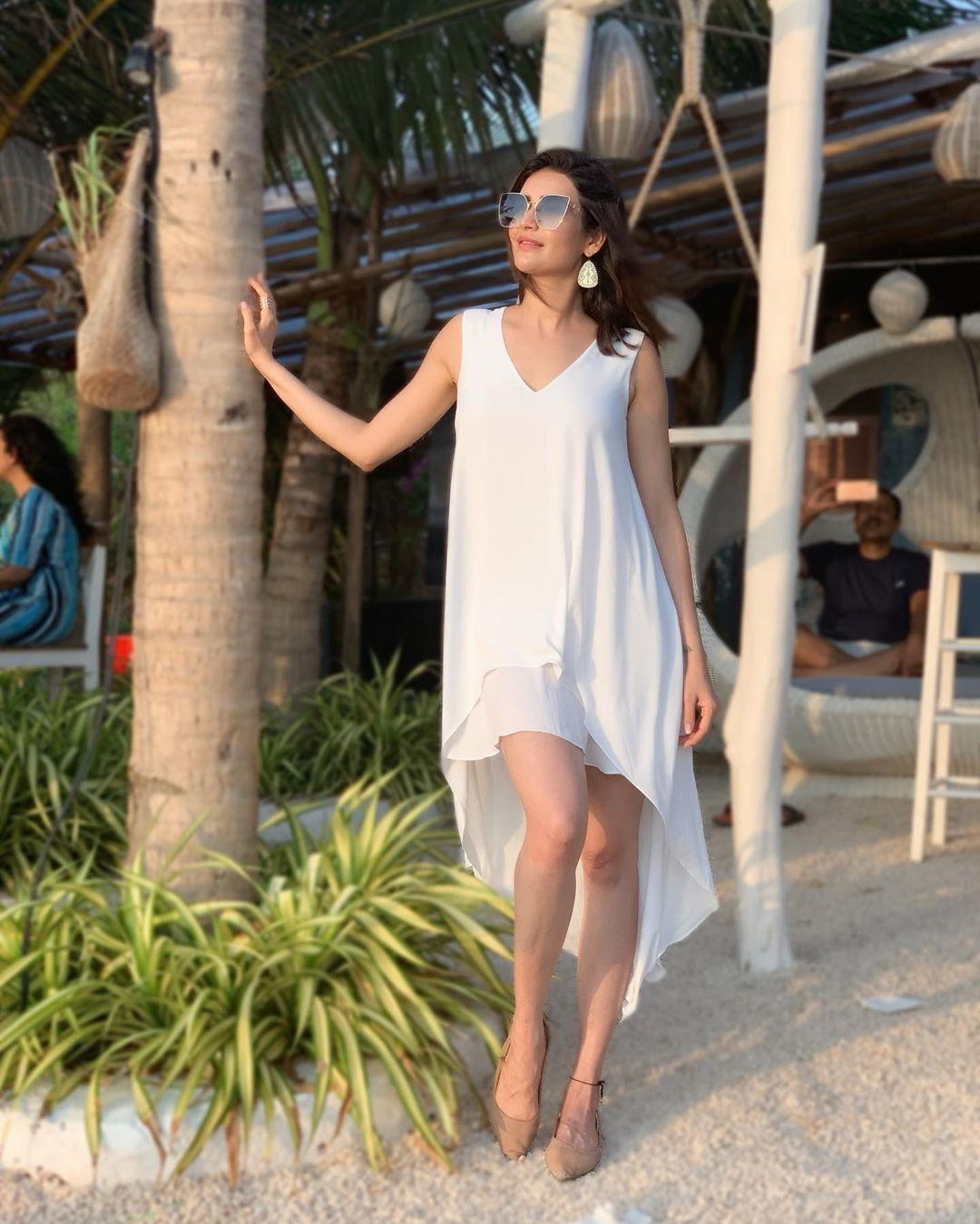 Karishma Tanna enjoying her Beach vacation