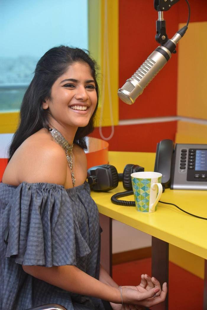 LIE Movie Actress Megha Akash Photos at Radio Mirchi