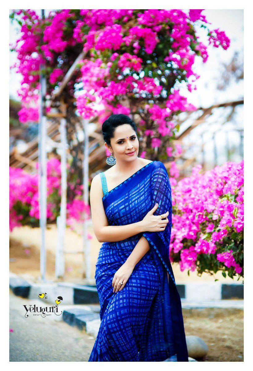 Latest Photos Anchor Anasuya’s Stunning look in Saree's