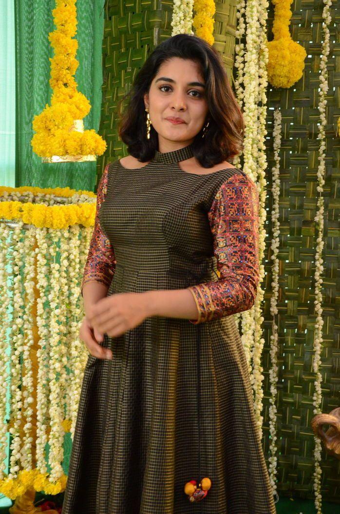 Niveda Thomas looks elegant at her upcoming film launch Photos