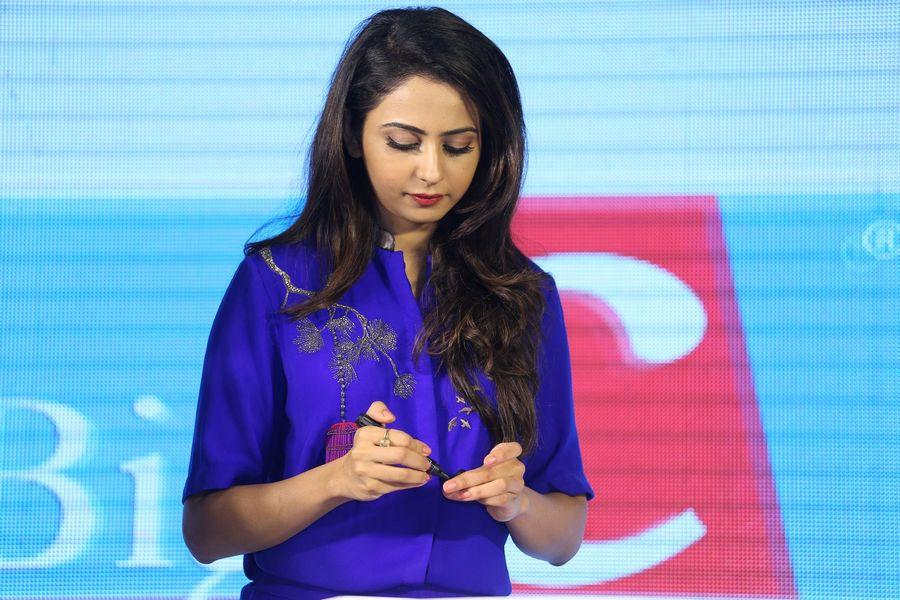 Rakul Preet Singh Latest Stills in Blue Dress