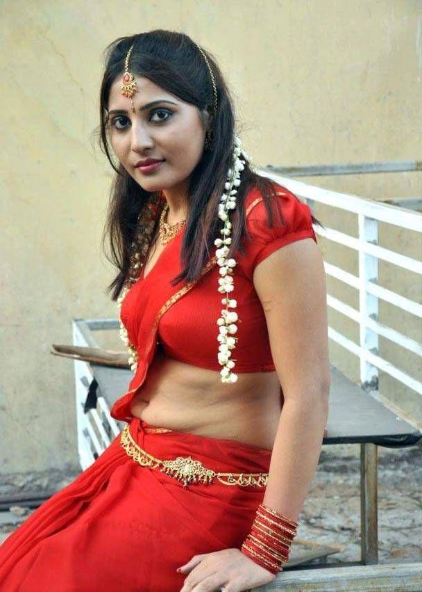 Reshmi Hot Red Saree Latest Stills