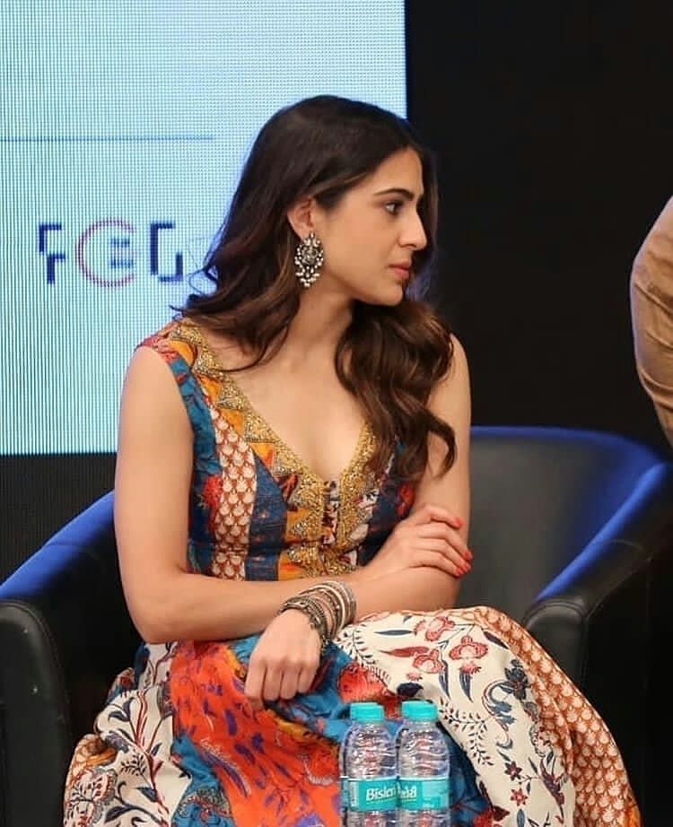 Sara Ali Khan Tempting Hot Dress Photos