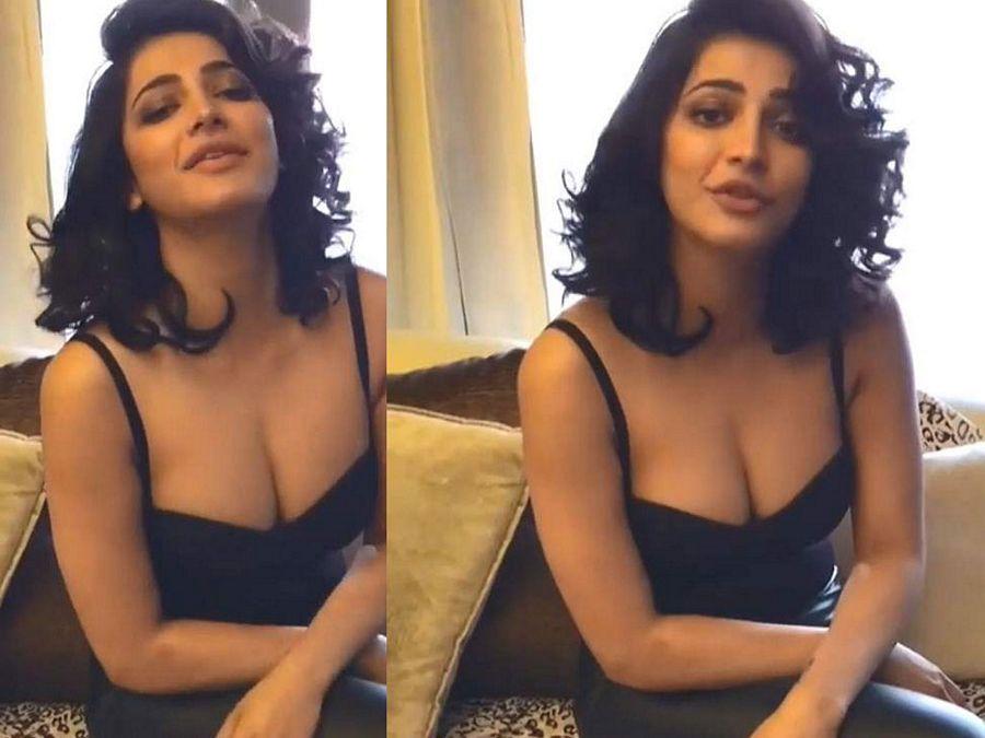 Shruti Haasan Hot & Sexy Clevage Never SEEN Photos