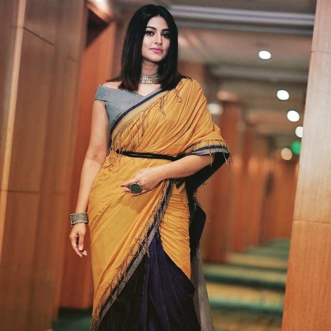 Sneha at a Press meet in Taj Vivanta