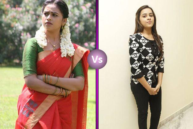 South Indian Actress In Traditional Dress V/s Western Dress Photos