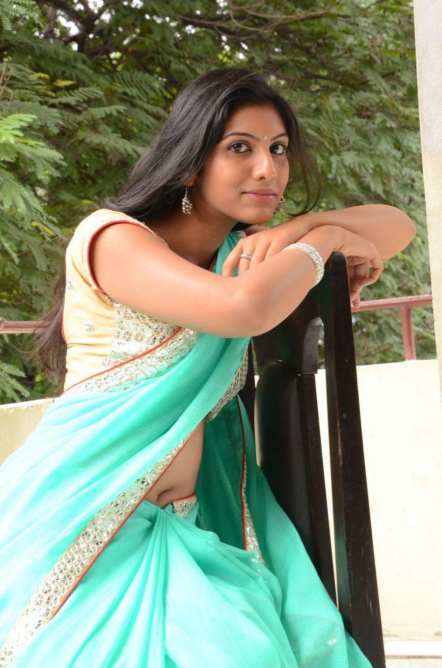 Srilekha Beautiful Saree Stills