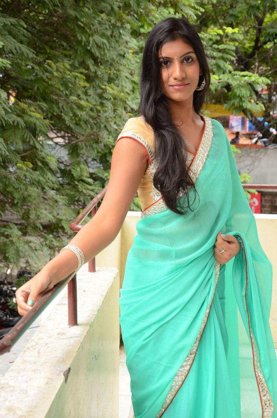 Srilekha Beautiful Saree Stills