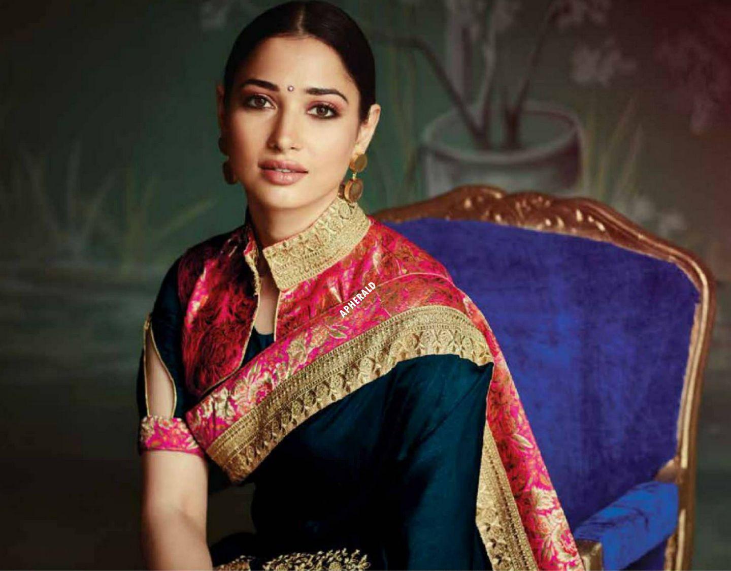 Tamanna's latest saree photoshoot for a Textile showroom