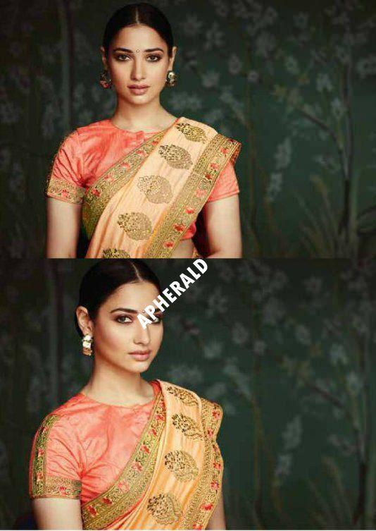 Tamanna's latest saree photoshoot for a Textile showroom