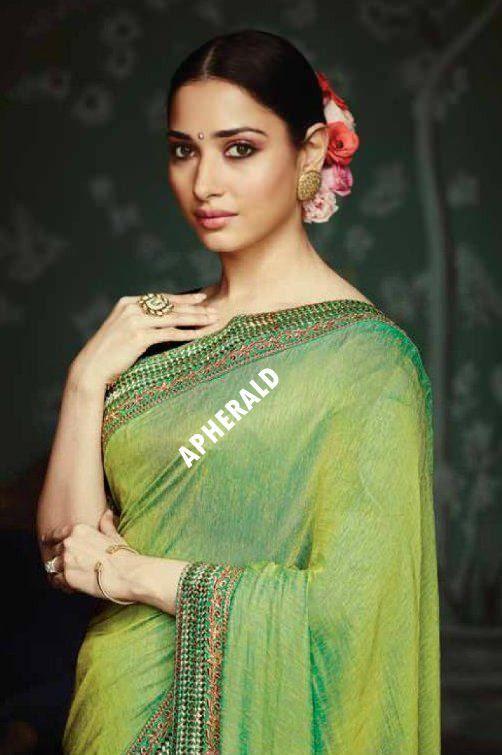 Tamanna's latest saree photoshoot for a Textile showroom