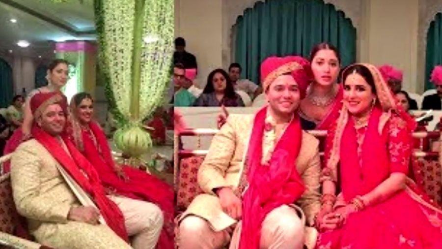 Tamannaah Bhatia looked like a princess at her brother's wedding