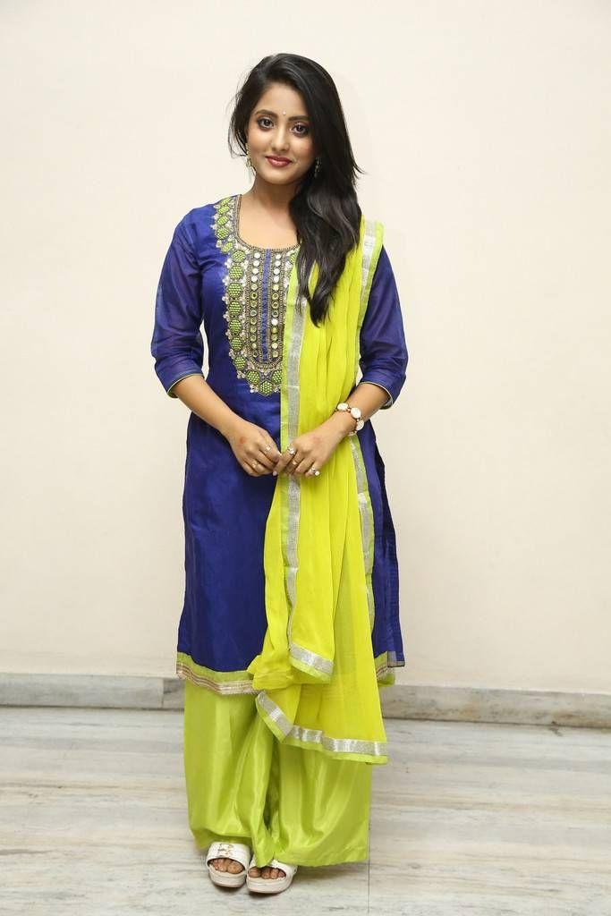 Ulka Gupta Stills Photoshoot in Blue Dress