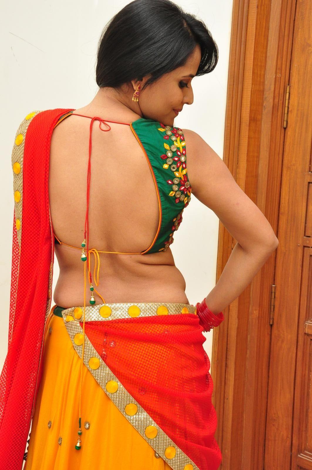 Hot Anchor Anasuya Half Saree Stills