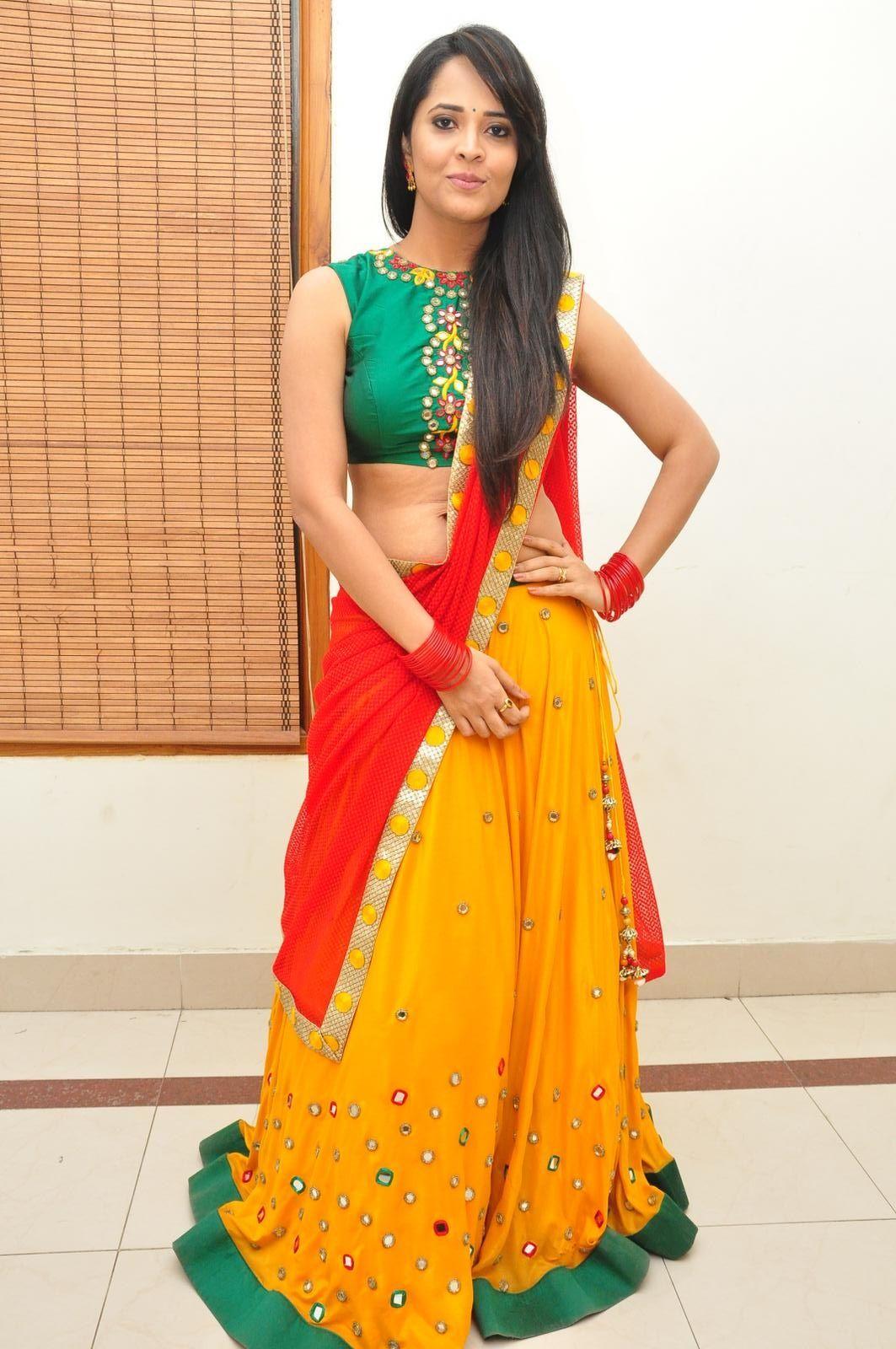 Hot Anchor Anasuya Half Saree Stills