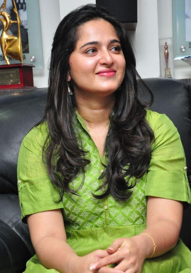 Anushka Shetty Latest Stills at Rudramadevi Press Meet