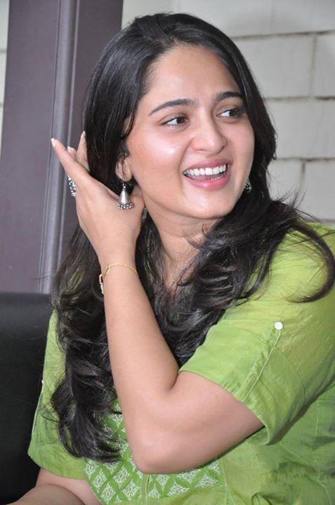 Anushka Shetty Latest Stills at Rudramadevi Press Meet